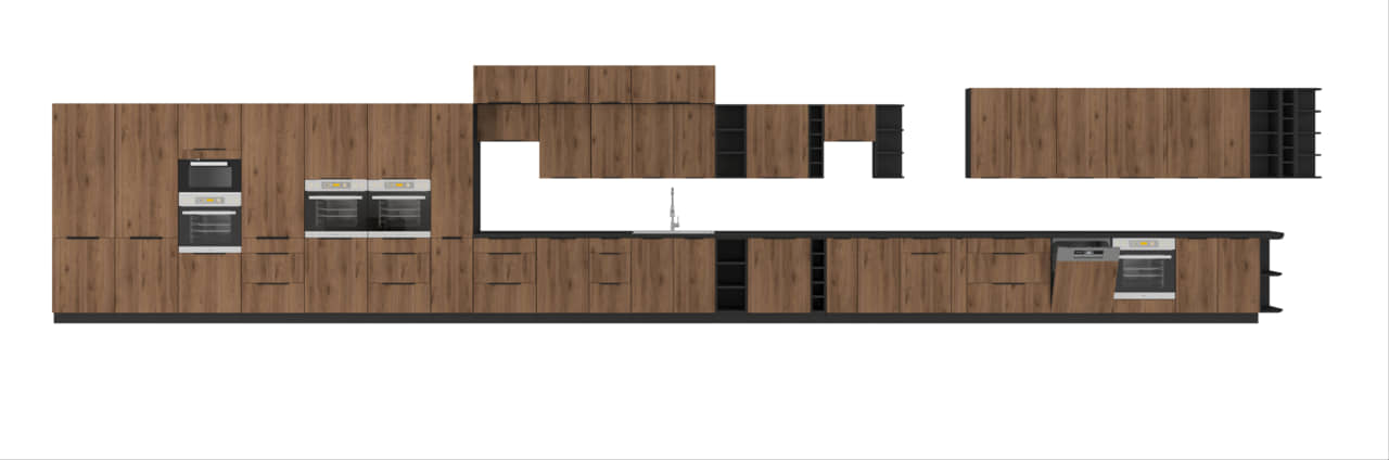 Zestaw mebli kuchennych Monza 310 na 250cm - obrazek 2