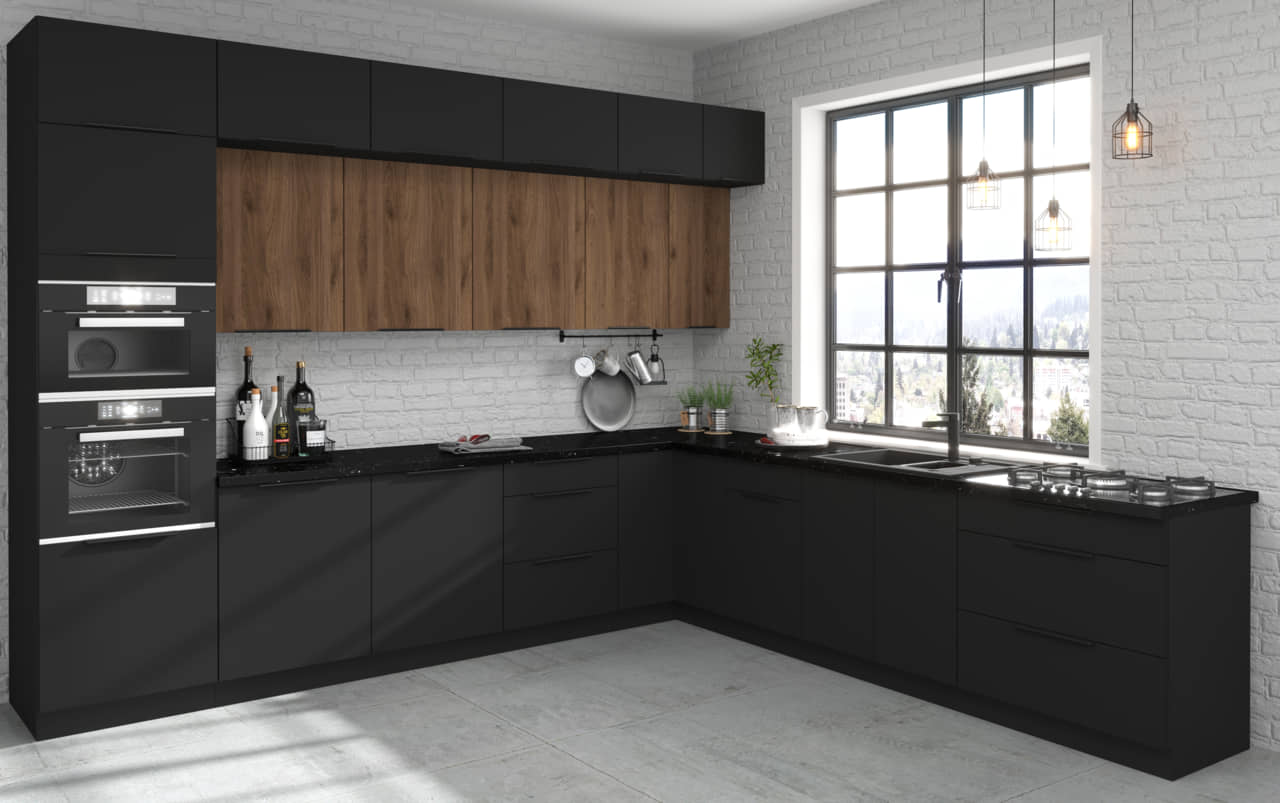 Zestaw mebli kuchennych Siena/Monza 330 na 300cm "B"