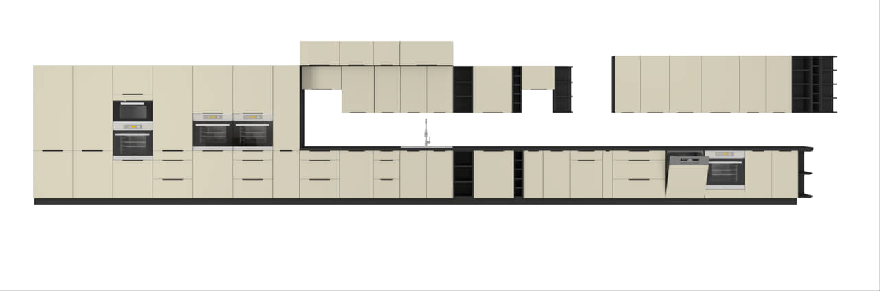 Zestaw mebli kuchennych Monza/Arona 260 na 300cm - obrazek 2