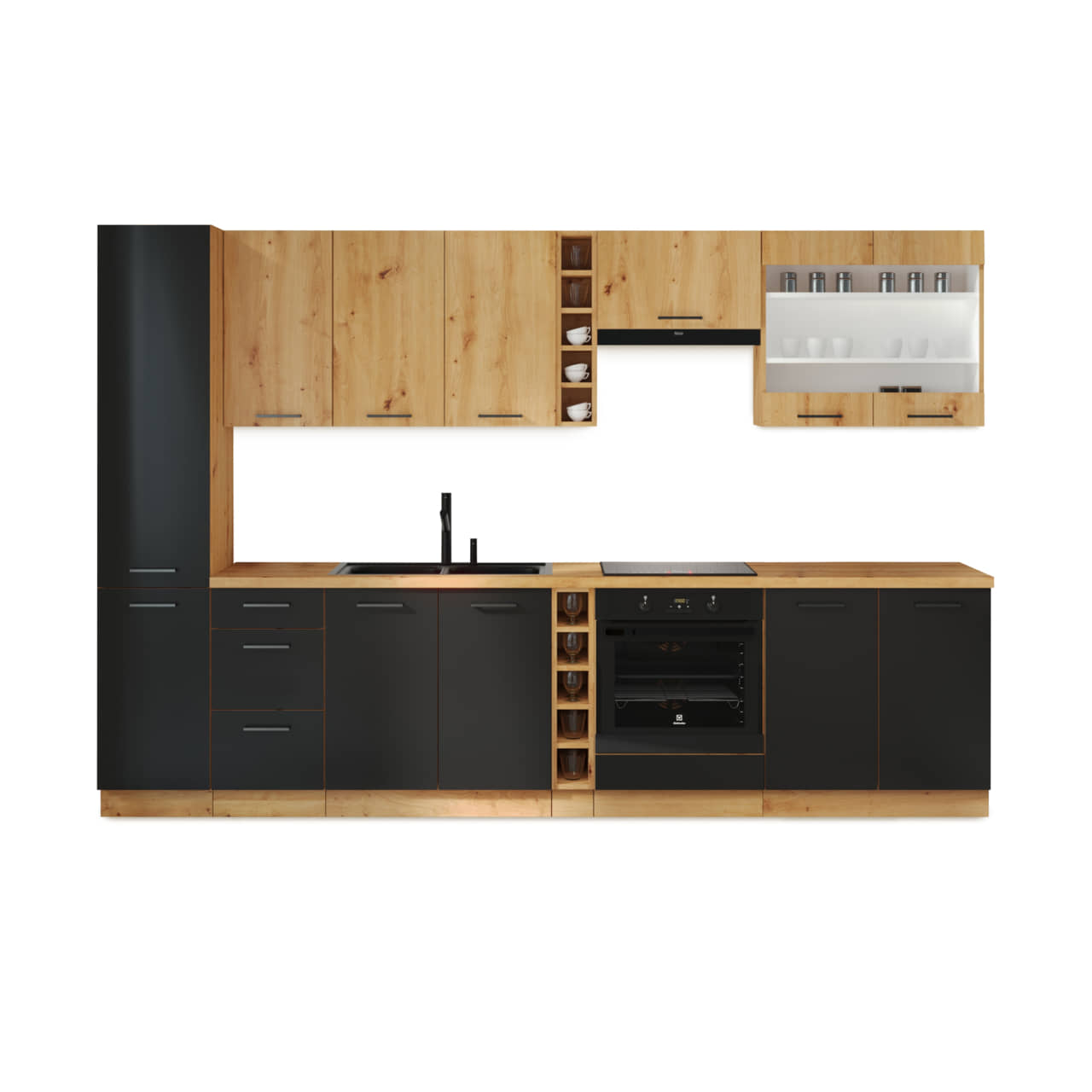 Meble kuchenne Modena 315cm 11 szafek