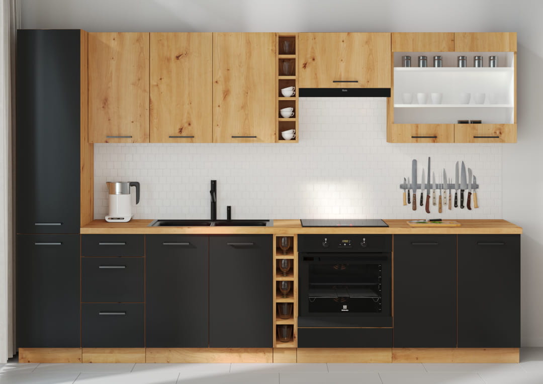 Meble kuchenne Modena 315cm 11 szafek - obrazek 2