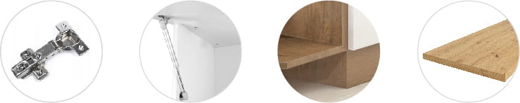 Meble kuchenne Modena 260cm 8 szafek "B" - obrazek 5